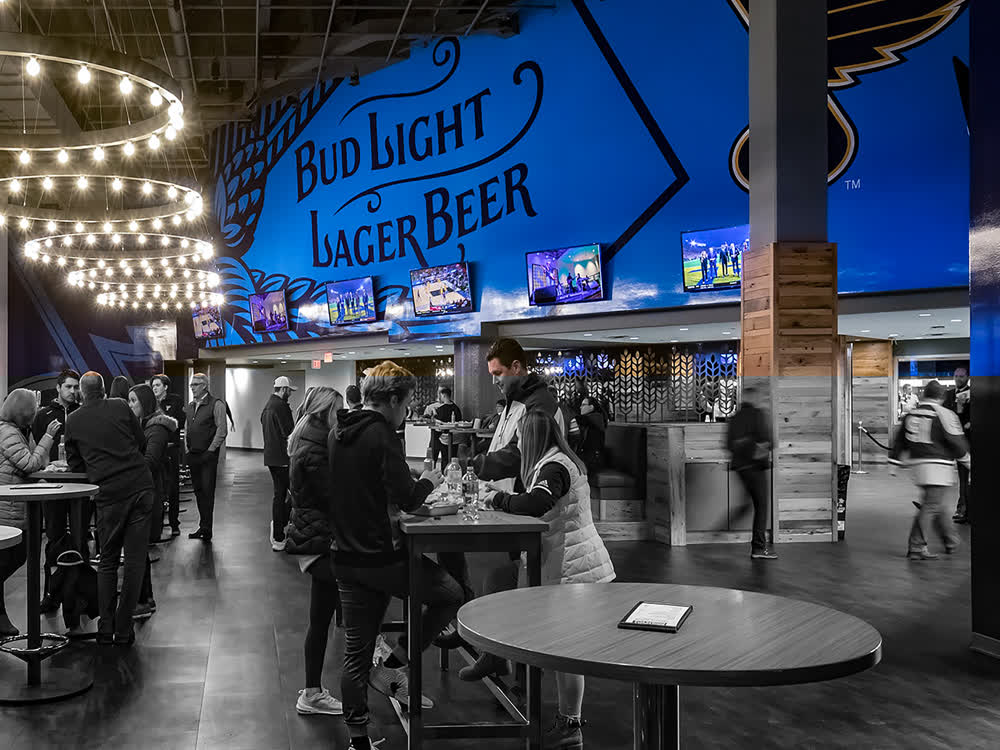 bud light lager beer large format printing