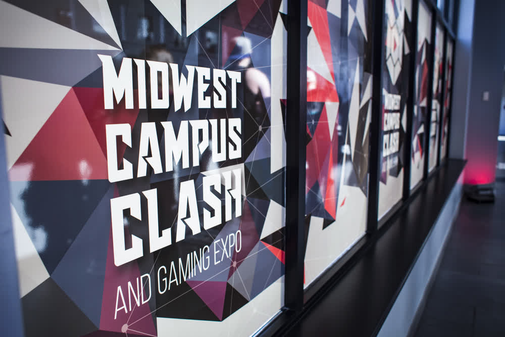 midwest campus clash window graphics