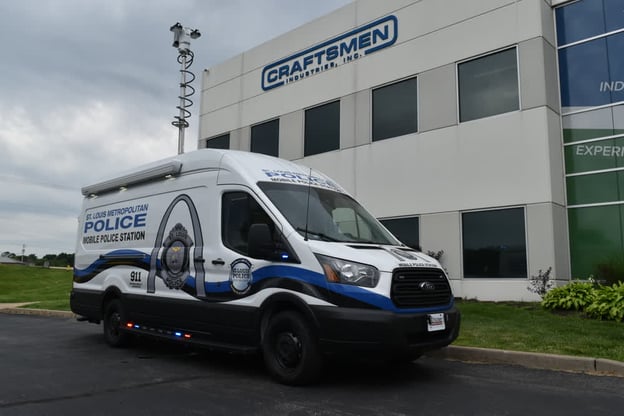 police mobile command center trailer