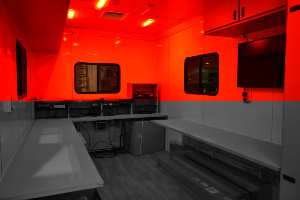 satern mobile command center trailer