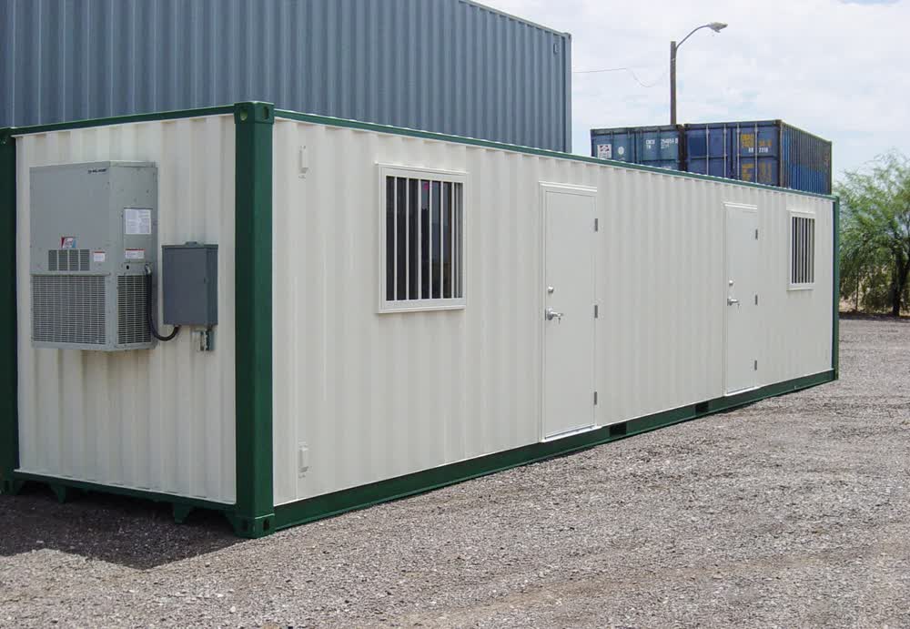 stationary mobile command center trailer