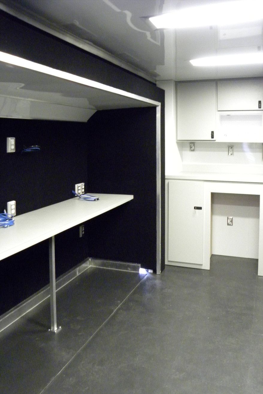 tables mobile command center trailer