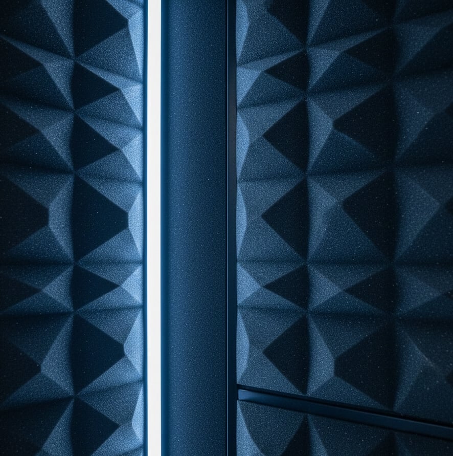 Sound absorbing composite wall panels used in mobile command centers