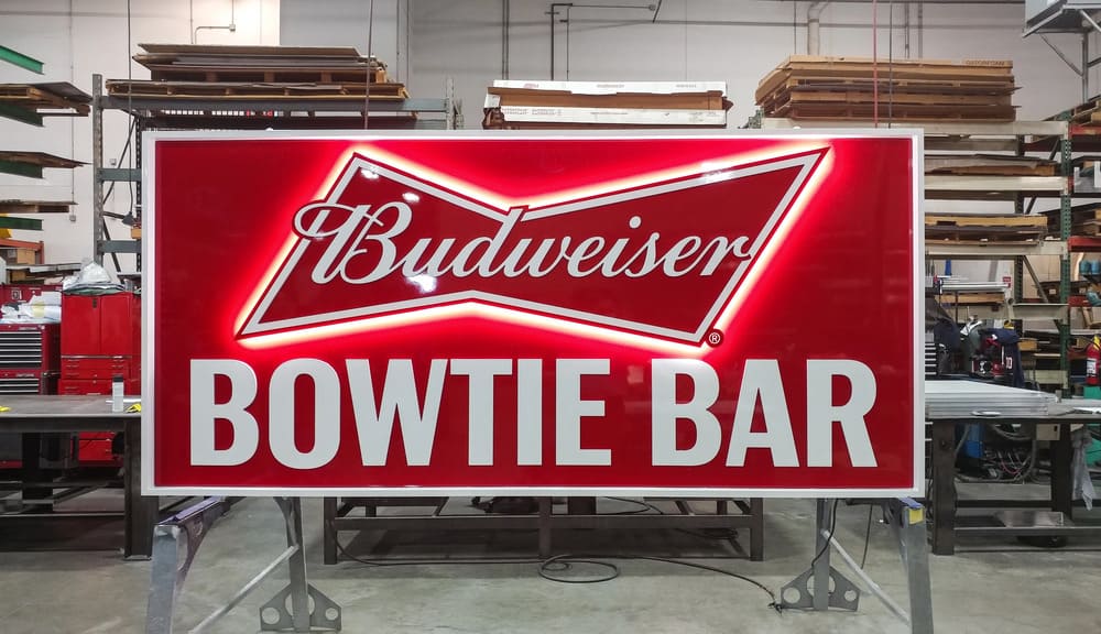 bowtie bar sign