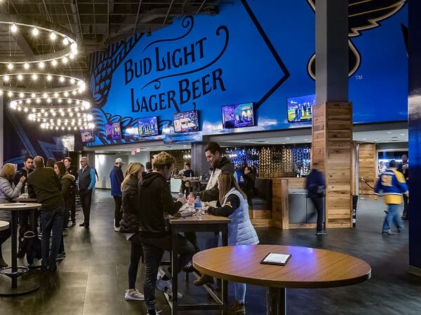 bud light lager beer architectural signage companies