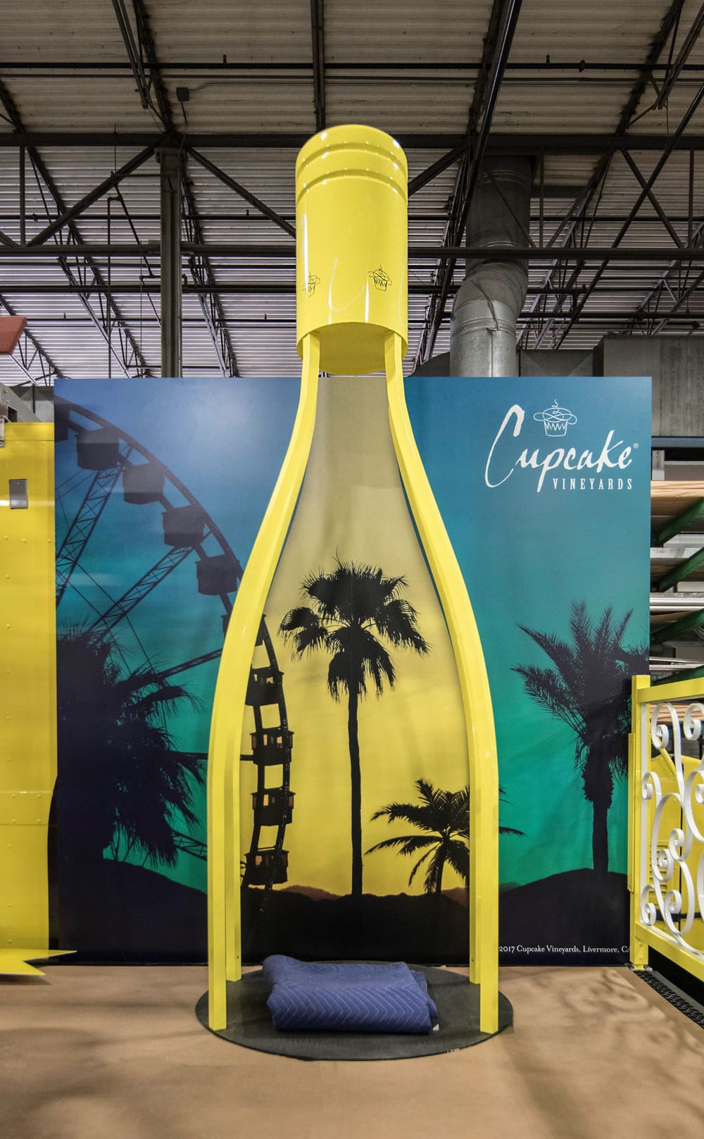 cupcake vineyards custom sign