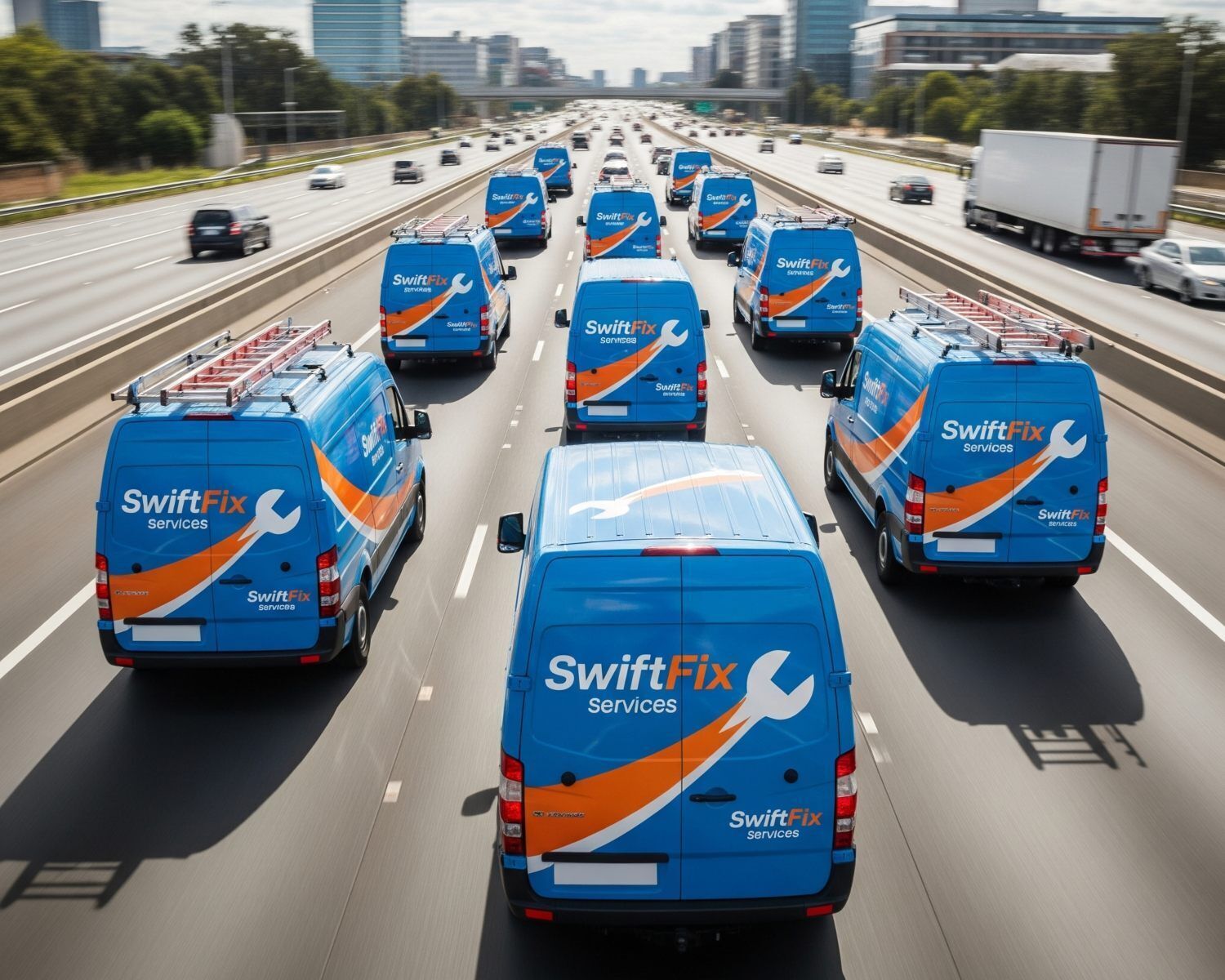 fleet-of-branded-service-vans