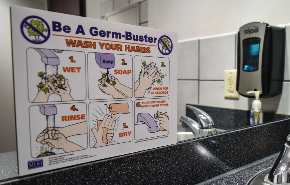 handwashing graphics sign