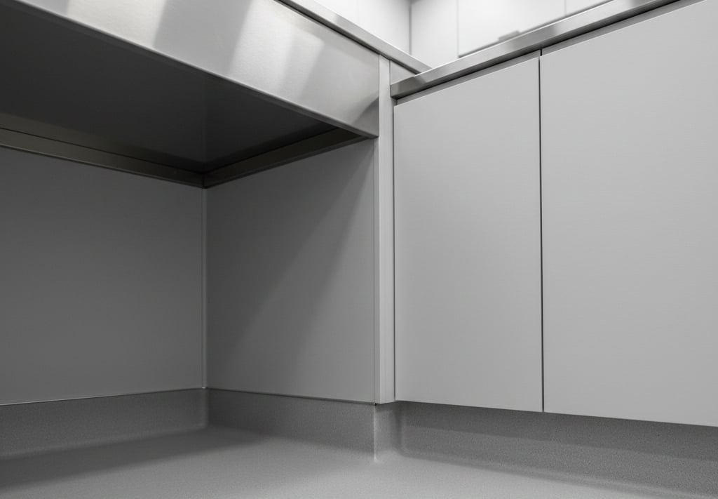  Durable and hygienic materials in mobile medical vehicle interiors