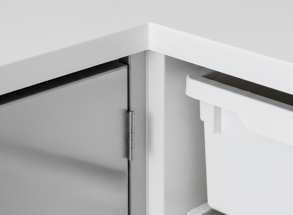  Lightweight and durable materials used for modular mobile medical interiors