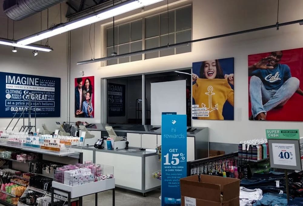 old navy graphics sign