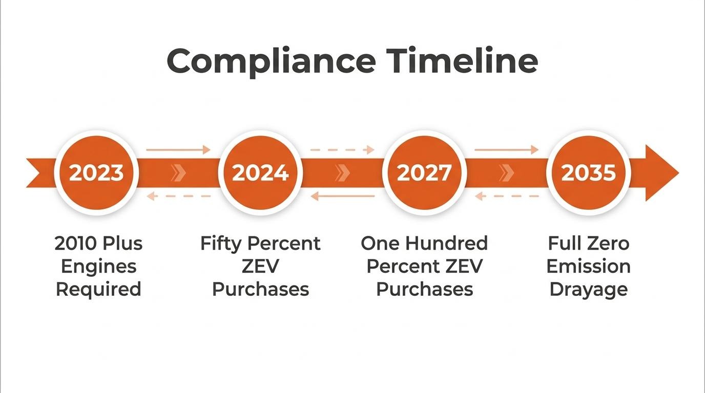 Infographic of Compliance Timeline