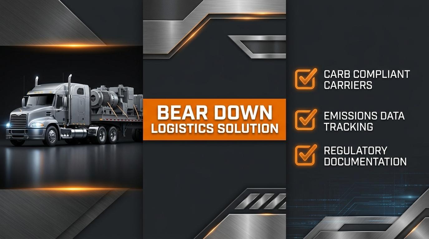 infographic of bear down logistics solution