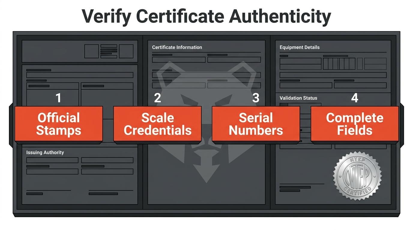 Infographic of Verify certificate authenticity