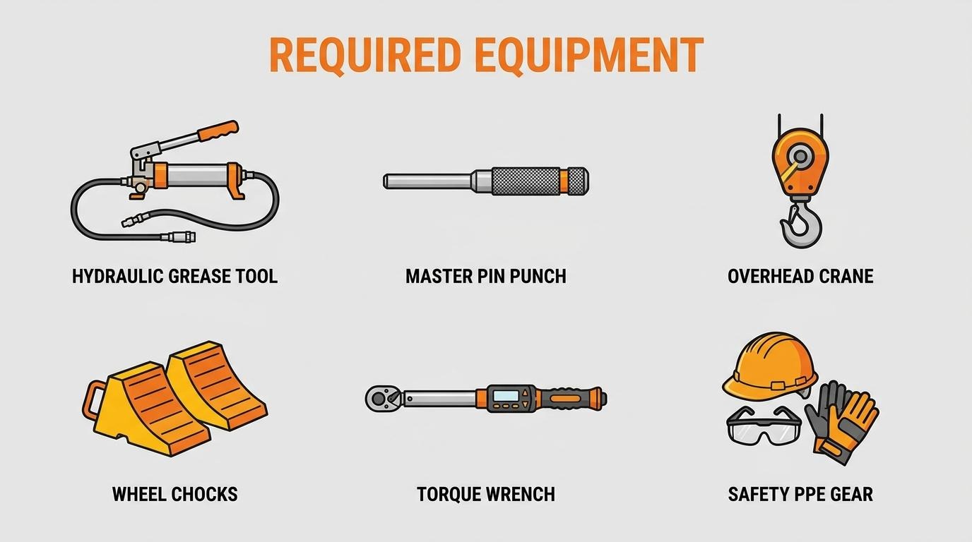 infographics of required equipment