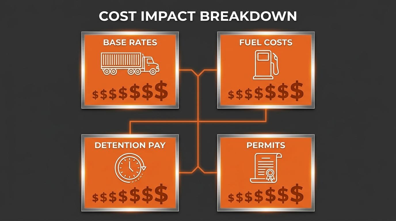 infographic of cost impact breakdown