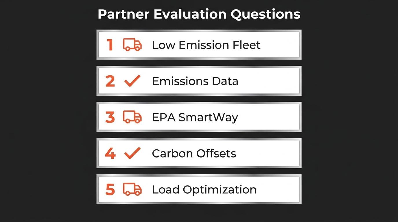 infographic of partner evaluation questions
