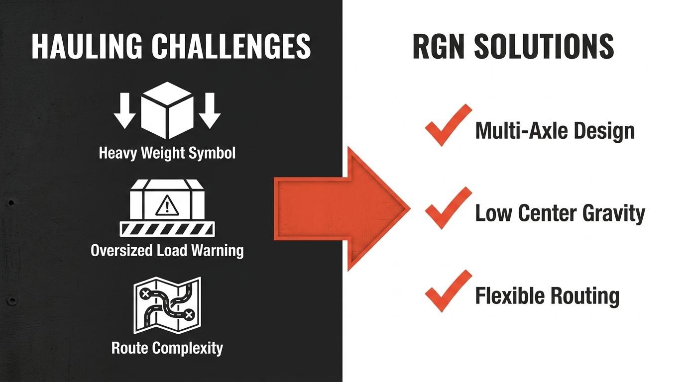 hauling challenges and rgn solution
