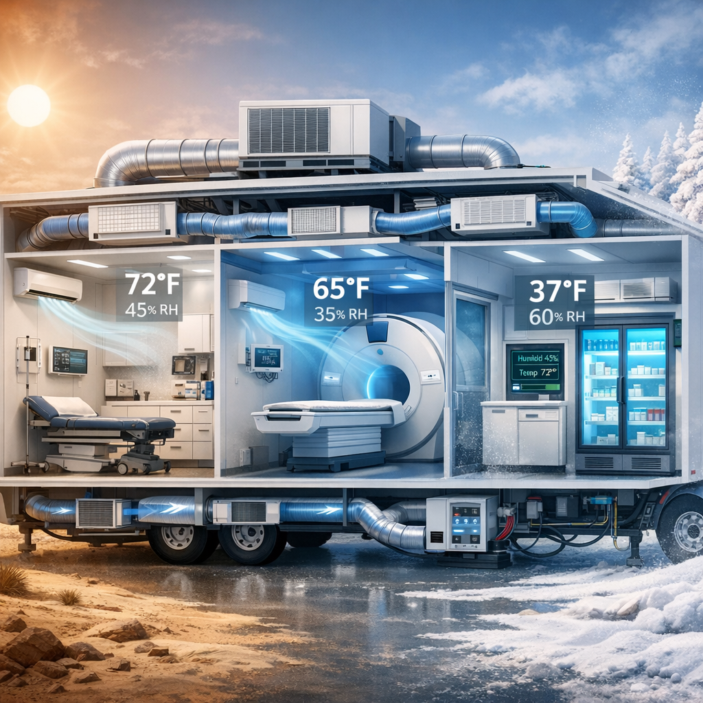 What Is Climate Control in Medical Trailers?