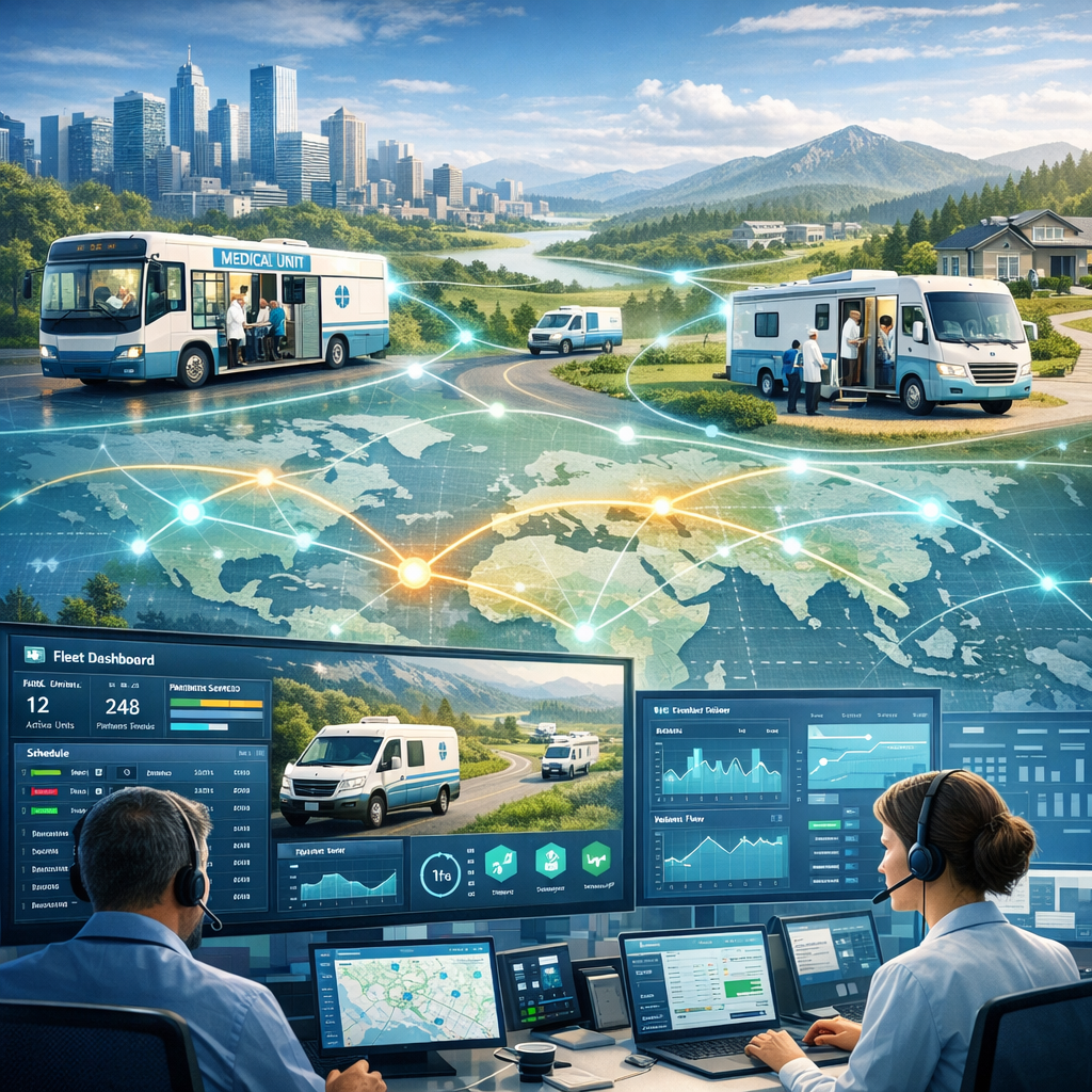 How Do You Manage a Mobile Medical Vehicle Fleet Across Multiple Regions?