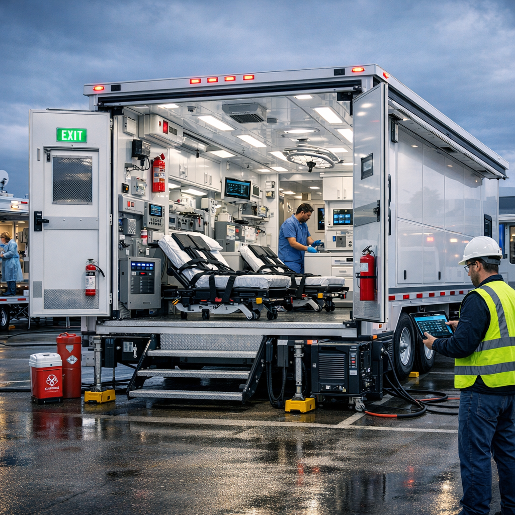 How Do Medical Trailer Safety Features Compare Across Different Models?