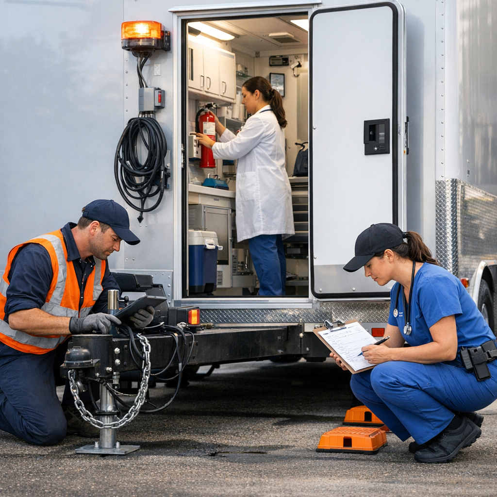 What Are the Most Important Routine Safety Tips for Medical Trailers?