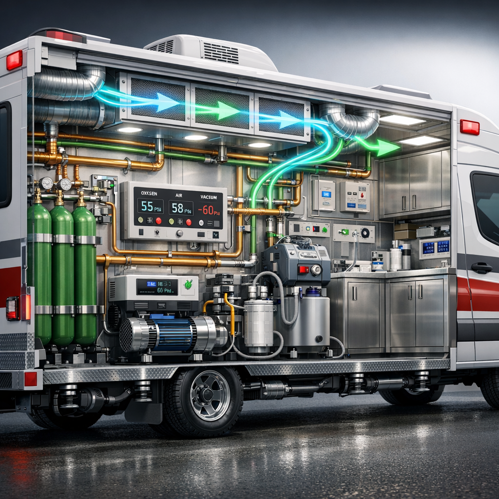 How Do Medical Gas Systems Work in Mobile Vehicles?