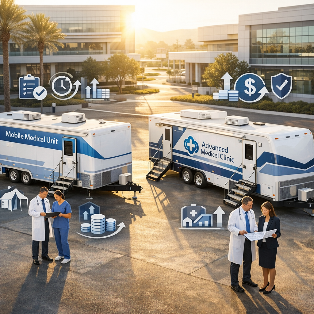 Should You Lease or Buy Medical Trailers for Your Organization?