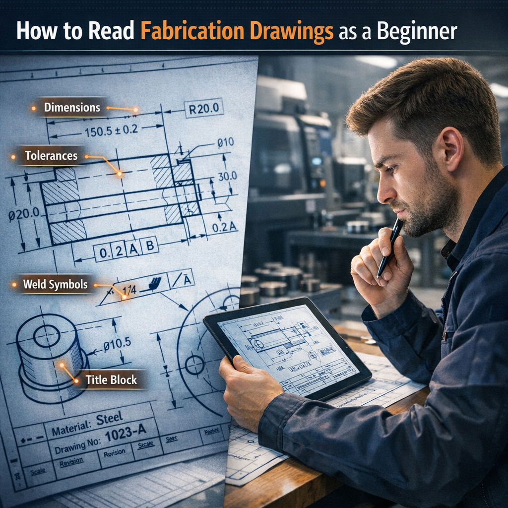 How Do You Read Fabrication Drawings as a Beginner?