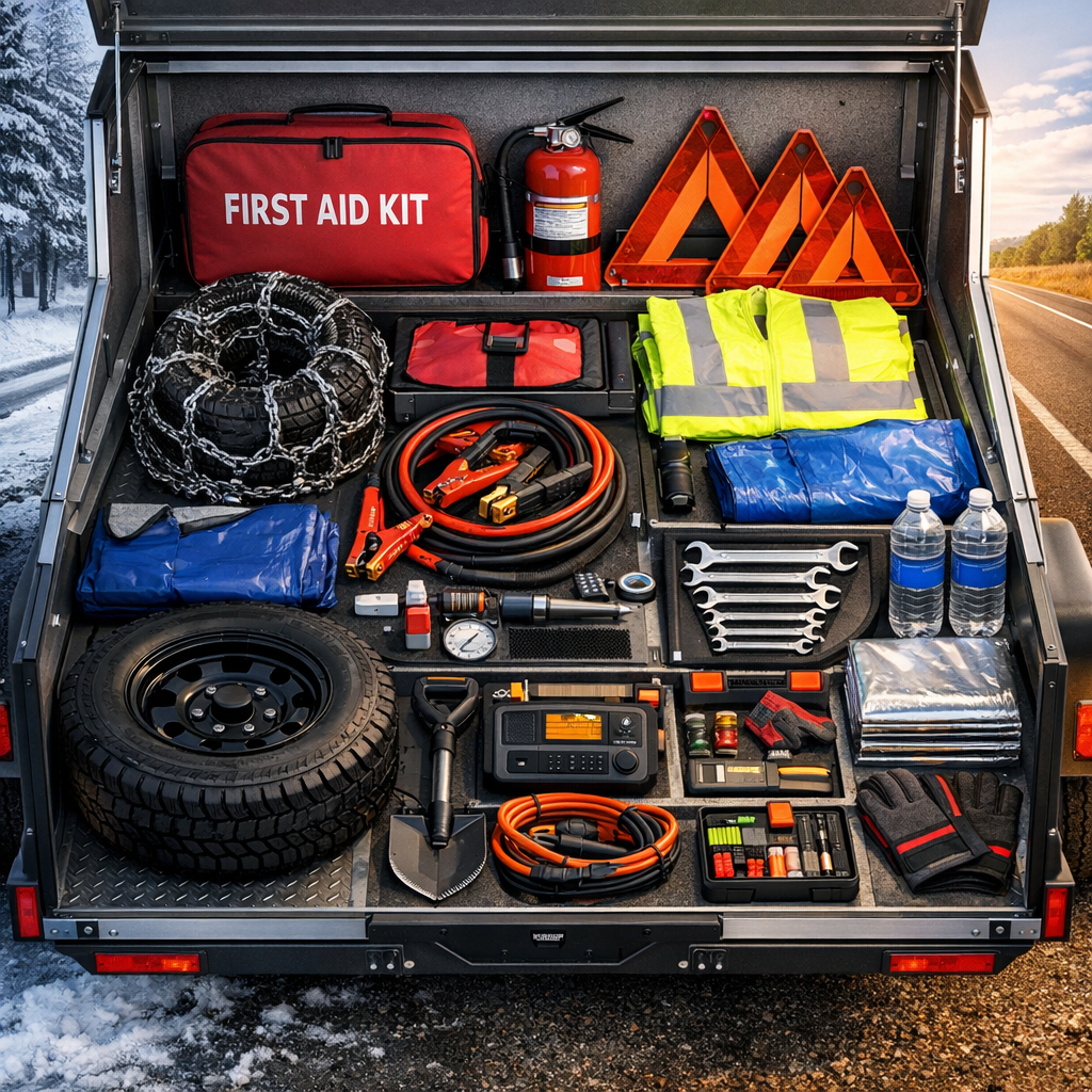 What Should You Include in an Emergency Kit for Trailers?