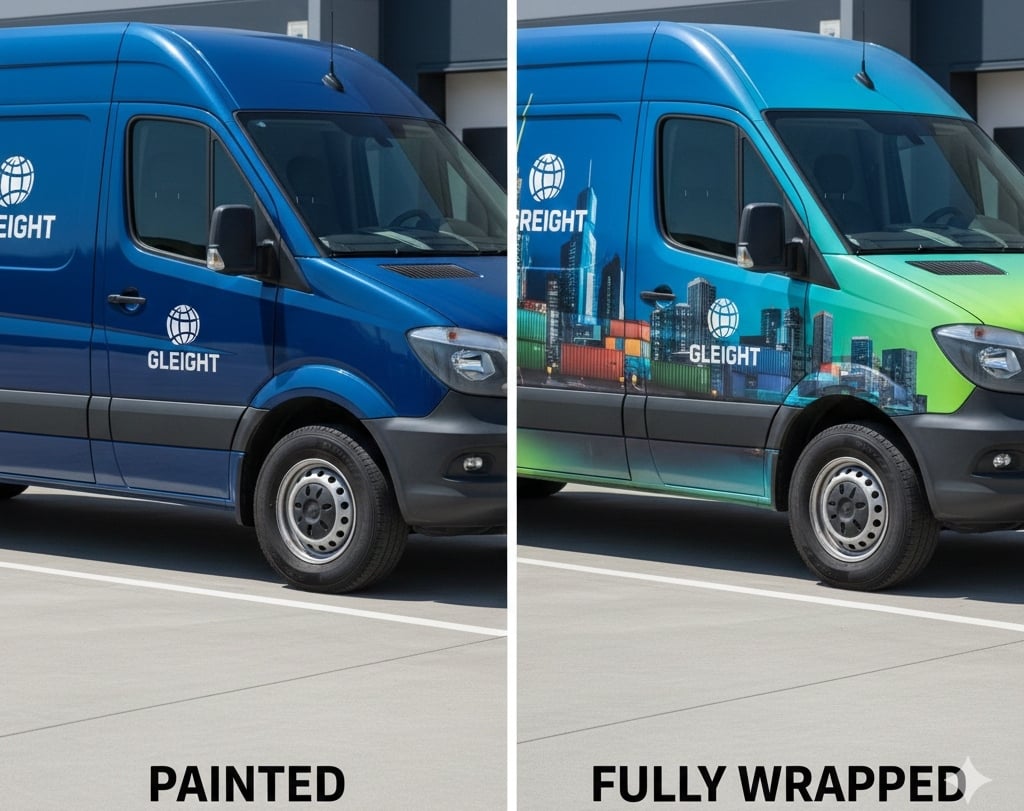 Choosing Between Paint & Wrap for Vehicle Graphics: A Complete Guide
