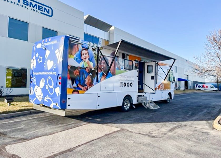 Compass Dental Trailer mobile dental vehicle