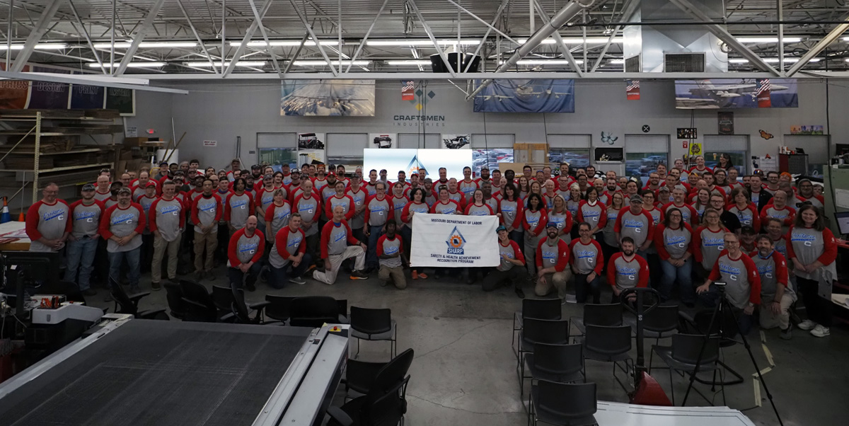 Craftsmen Industries Recognized with SHARP Designation, Reinforcing Its Safety-First Culture