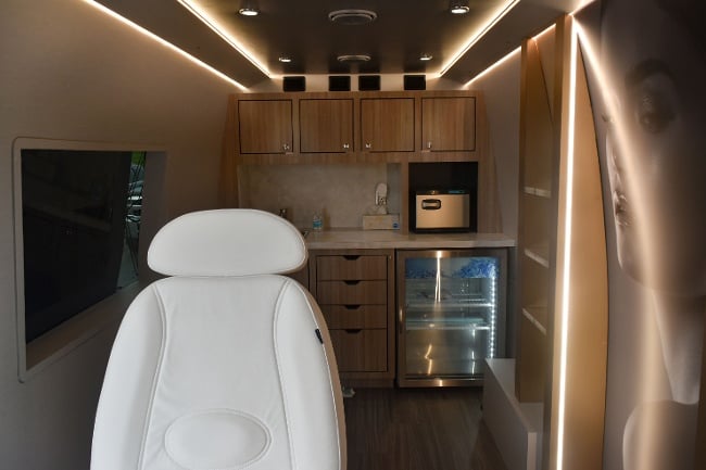MedSpa Mobile Solutions Sprinter Van Interior Medical Spa