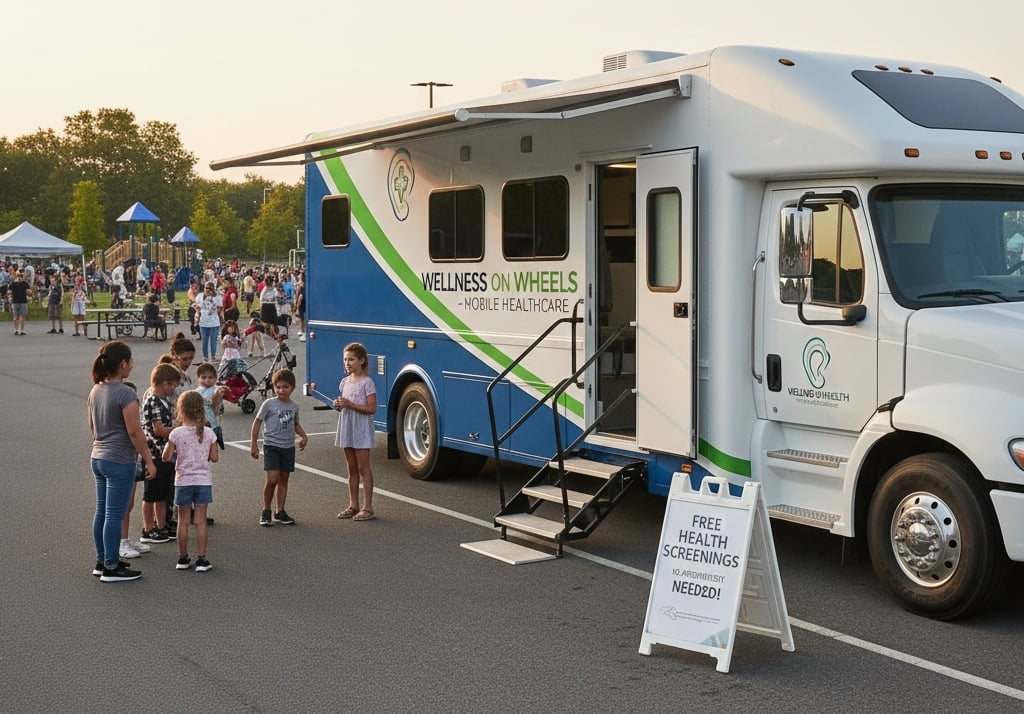 Preparing a Mobile Truck for Multi-Service Medical Use
