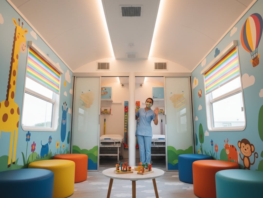 Designing Child-Friendly Interiors for Mobile Clinics
