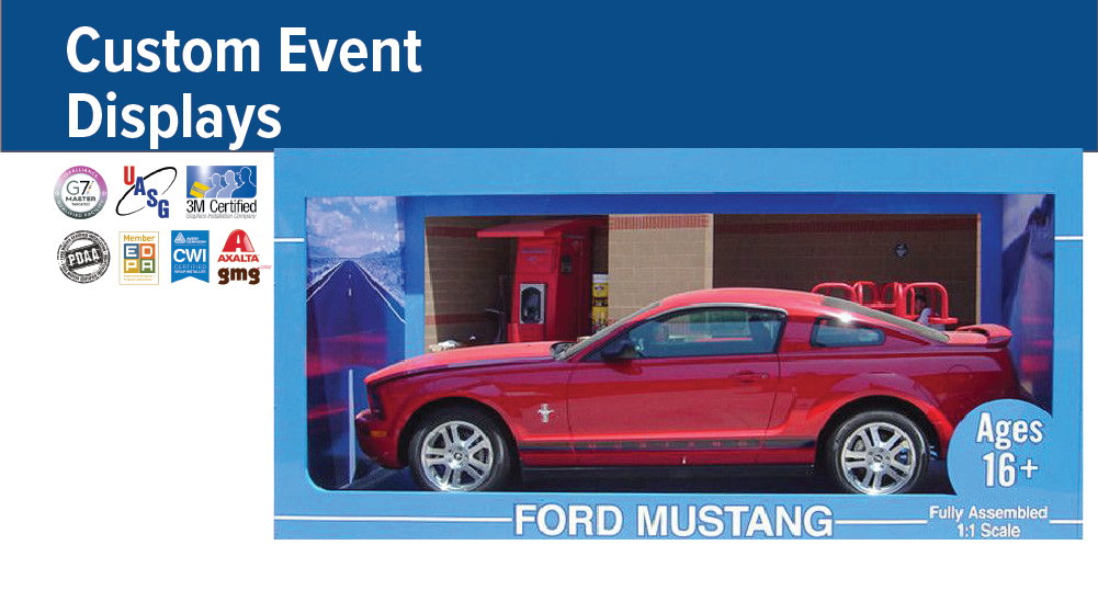 Slides - Event & Retail Graphics - Ford Mustang mobile