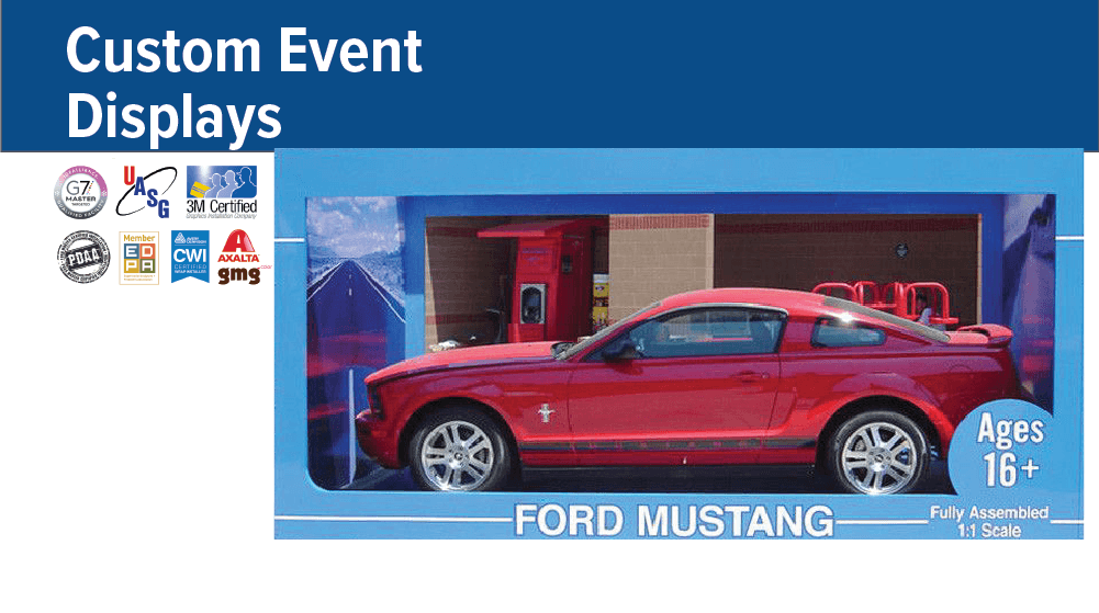 Slides - Event & Retail Graphics - Ford Mustang mobile