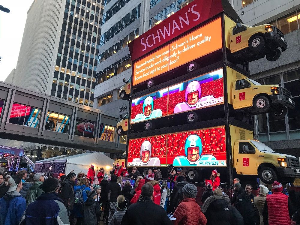 Schwans Tailgate Tower small experiential event elements