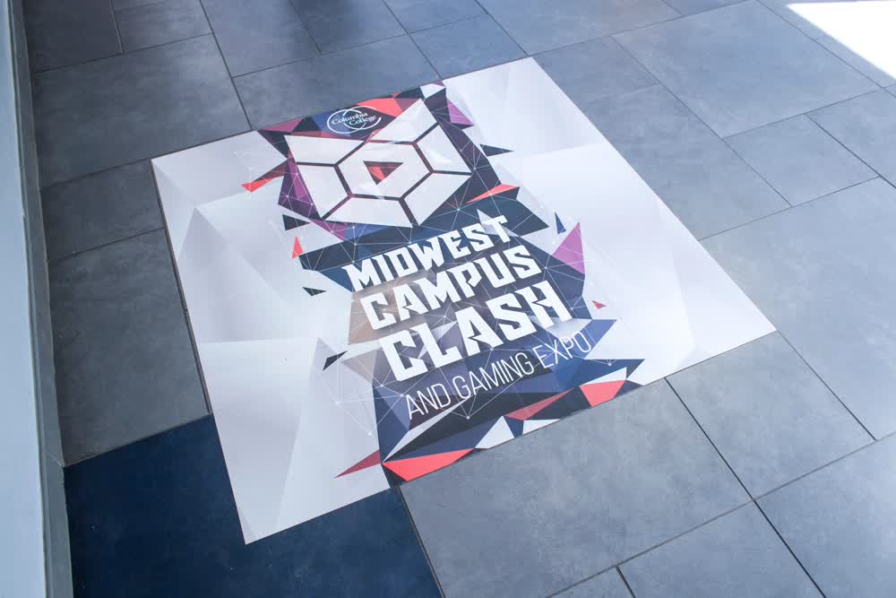 midwest campus clash floor graphics