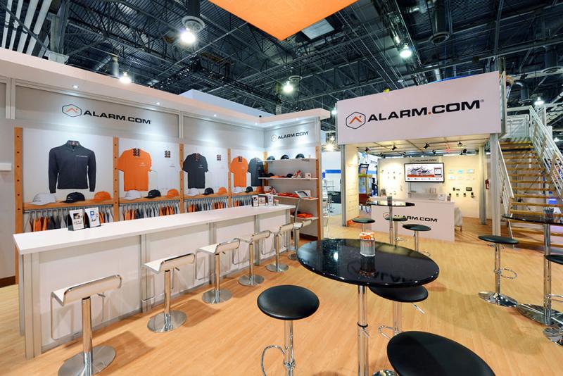 alarm.com trade show displays