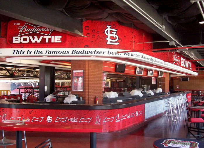 budweiser bowtie stadium graphics