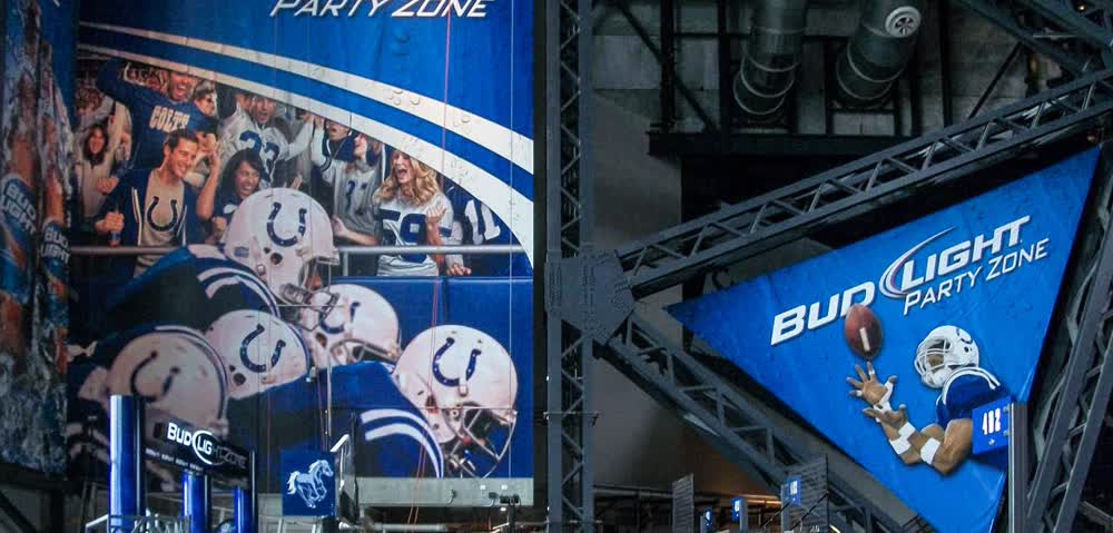 colts bud light stadium graphics