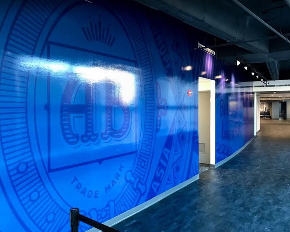 Large Format Printing Ideas for Curved Walls
