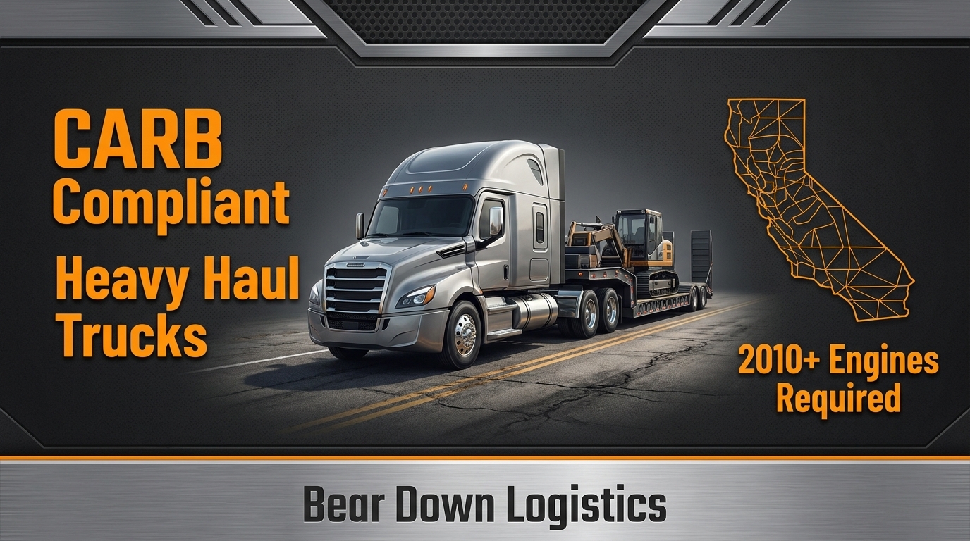 California’s Strict Emissions Rules for Heavy Haul Trucks