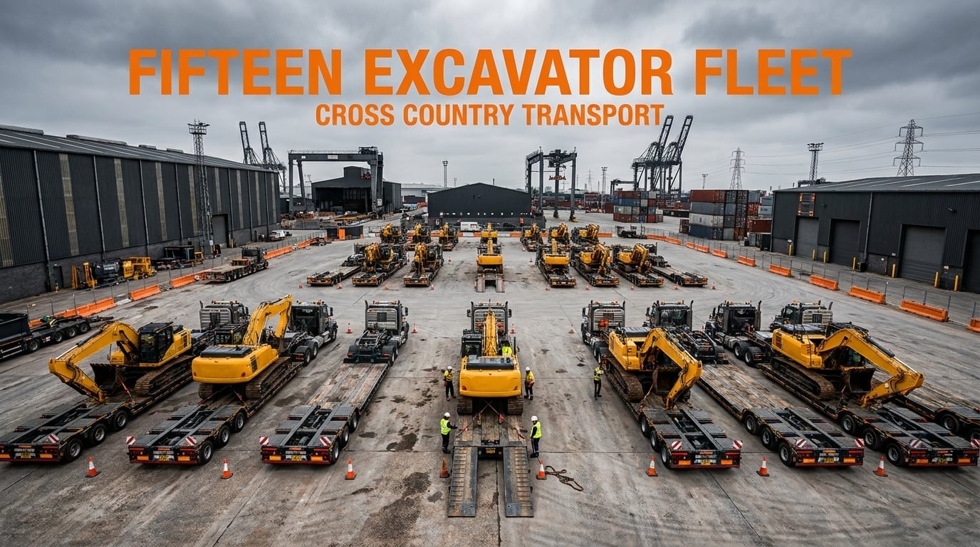 Case Study: Moving 15 Excavators Cross‑Country for a Rental Fleet