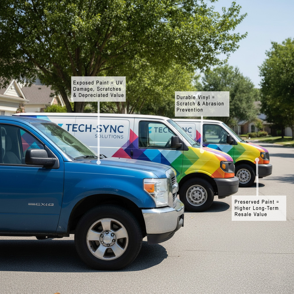 How Fleet Wraps Protect Your Vehicle's Resale Value