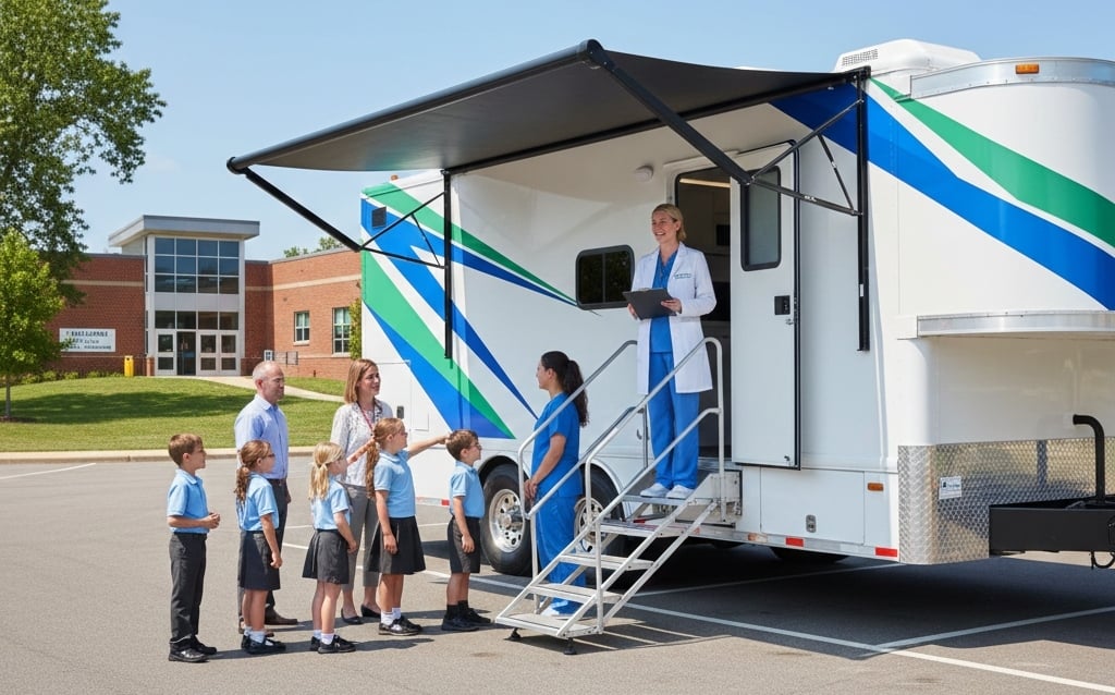 Mobile Eye Clinics for School Vision Screening