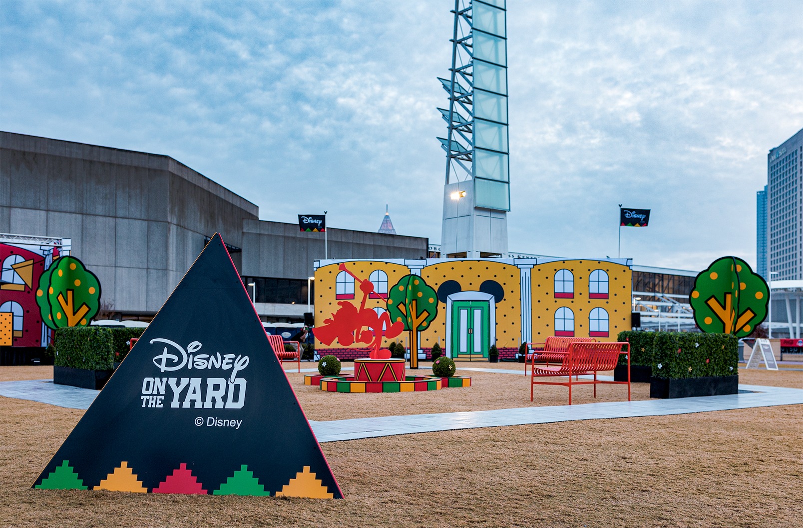 Disney HBCU onsite setup
