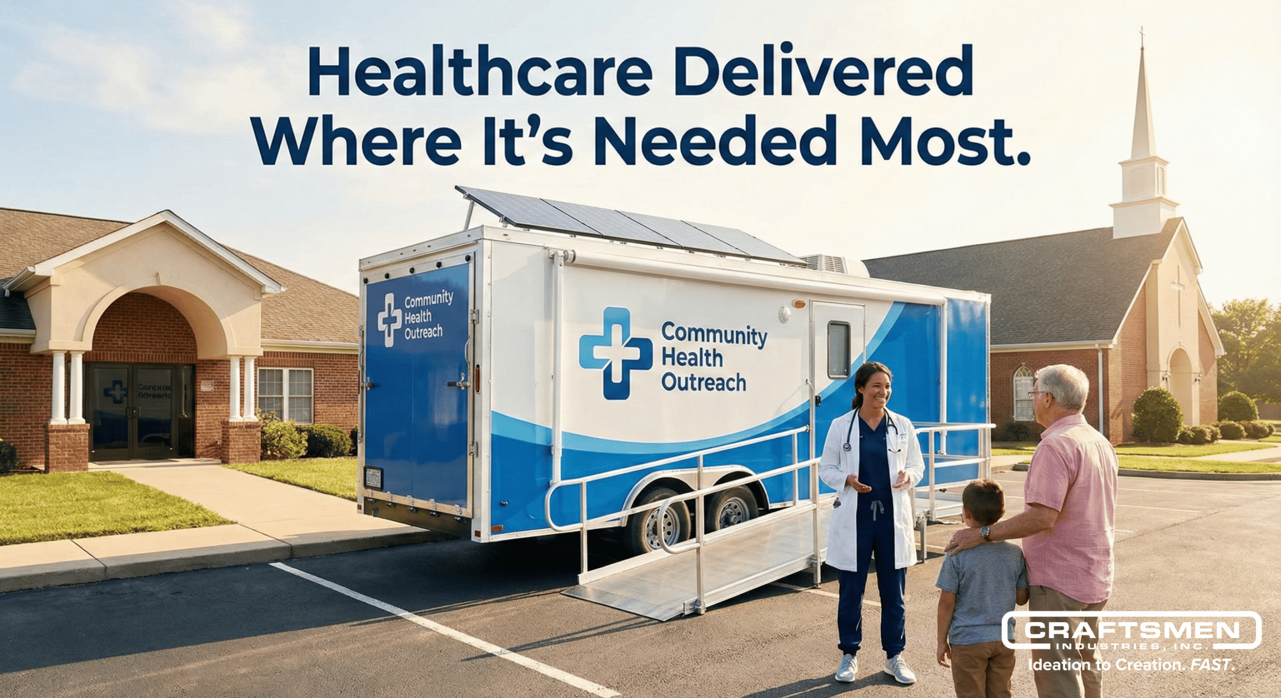 community healthcare trailer mobile clinic